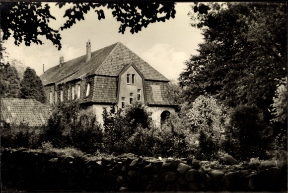 Postcard Dötlingen in Oldenburg, To Hus