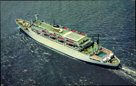 Ak stoomschip SS Atlantic, American Export Isbrandtsen Lines