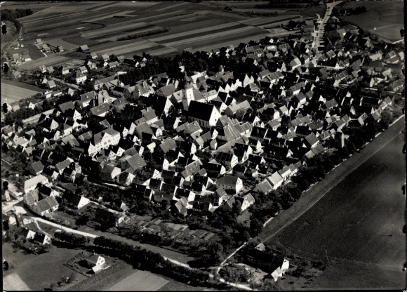 Ak Neustadt an der Donau Niederbayern, Fliegeraufnahme