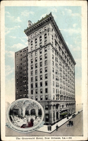 Ak New Orleans Louisiana USA, Grunewald Hotel