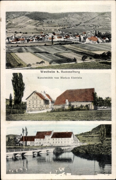 PC Westheim Hammelburg in Lower Franconia Bavaria, general view, art mill by Markus Eberlein