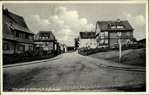 Postcard Braunlage in the Upper Harz, Doctor Voglerstraße