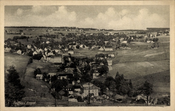 Ak Seiffen im Erzgebirge, Panorama