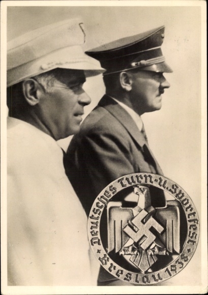 KP Wrocław Wrocław Wrocław, Niemiecki Festiwal Gimnastyki i Sportu 1938, przywódca Adolf Hitler