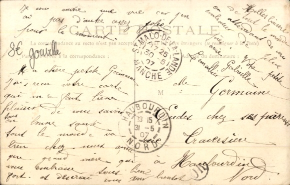 Postcard Granville Manche, Phare du Sénéquet