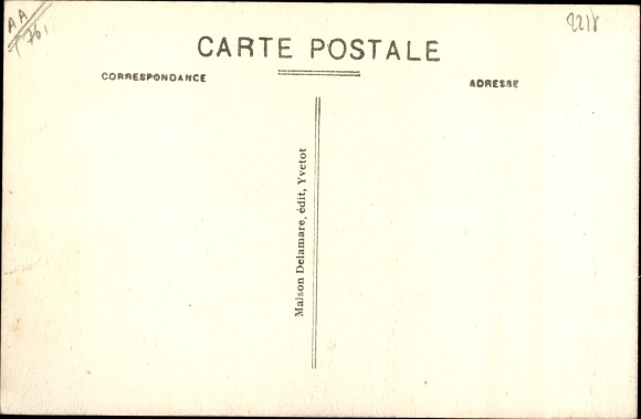 Postcard Yvetot Seine Maritime, L&#39;Etang