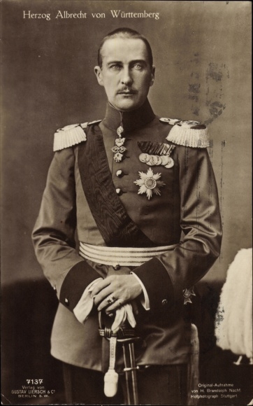 Ak Herzog Albrecht von Württemberg, Generaloberst