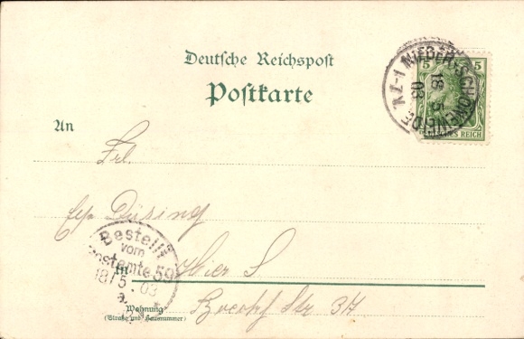 Chromo-Litho Berlin Treptow Niederschöneweide, Loreley Inn, Boathouses, Spree