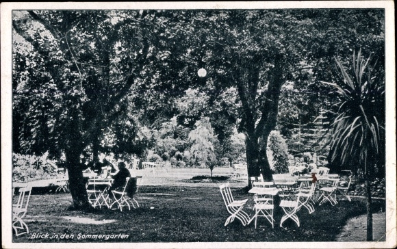 Postcard Schlutter Ganderkesee near Delmenhorst Lower Saxony, economy to the oak