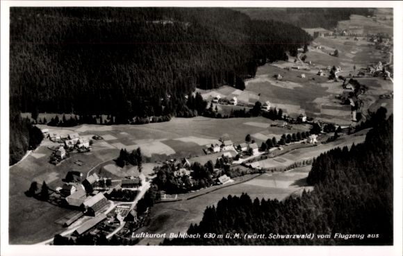 Ansichtkaart Buhlbach Baiersbronn in het Zwarte Woud, luchtfoto