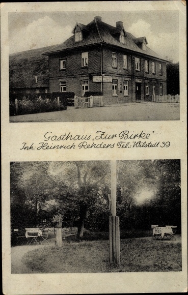 KP Wilstedt Dolna Saksonia, Gasthaus Zur Birke, właściciel Heinrich Rehders