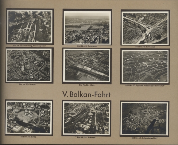 Zeppelin World Trips Book II Collector's Photo Album Greiling Cigarette Factory, Dresden 1936