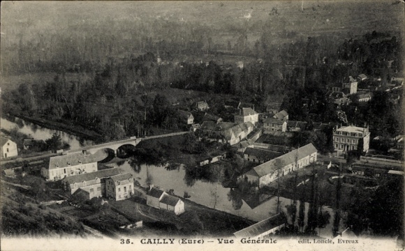 CPA Cailly Eure, Panorama