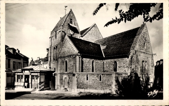Postcard Villerville Calvados, Church