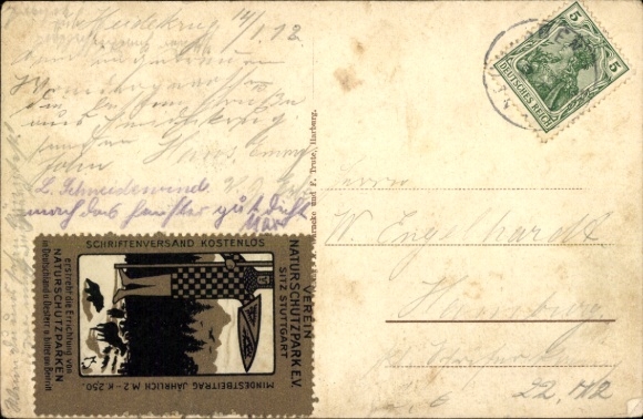 Postcard Hamburg Harburg Neugraben, Fischbecker Heide, Gasthof Heidekrug