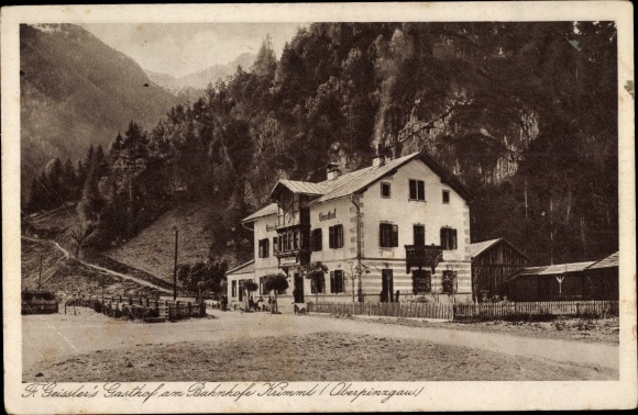 PC Krimml in Salzburg, Ferd. Geißler&#39;s inn at the train station