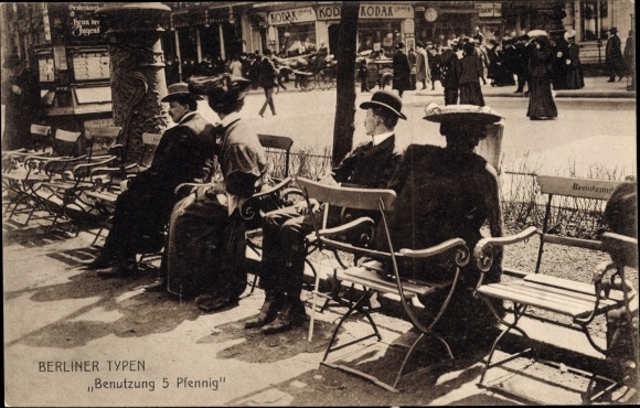 PC Berlin, Berlin types, use 5 Pfennig, seats, Kodak
