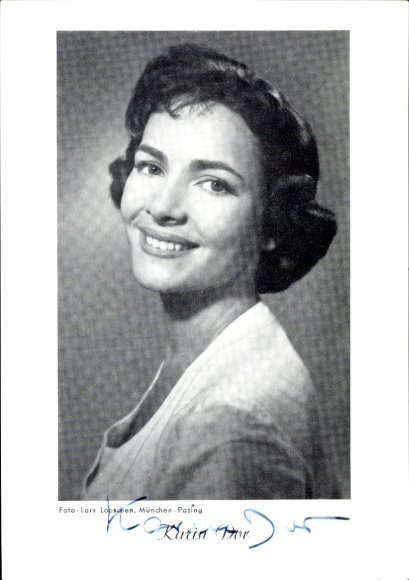Ak Schauspielerin Karin Dor, Portrait, Autogramm