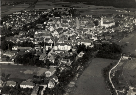 Foto Dillingen an der Donau, Fliegeraufnahme