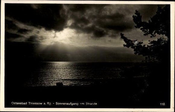 7 old PCs Ostseebad Thiessow on Rügen, various views