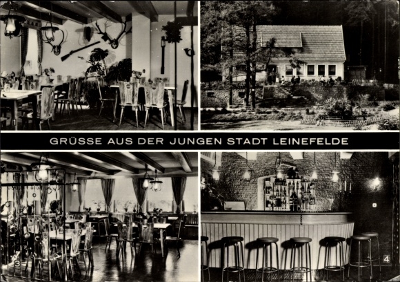 KP Leinefelde Eichsfeld Turyngia, restauracja Waldklause w Köhlersgrund, widok wnętrza