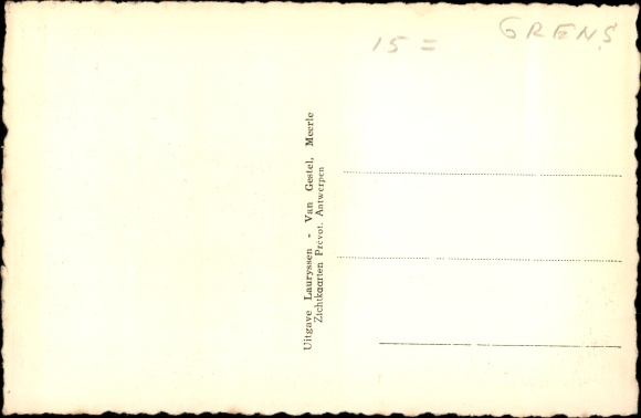Postcard Meerle Hoogstraten Hoogstraeten Flandern Antwerp, Office Strijbeek Grens