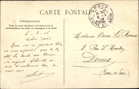 Letters Postcard Pontoise Val d&#39;Oise, souvenir