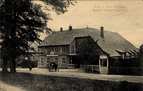 Postcard Süsel in Holstein, Inn and Pension