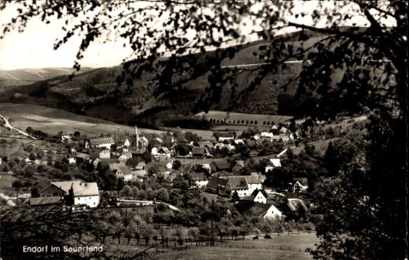 Postcard Endorf Sundern Sauerland, general view