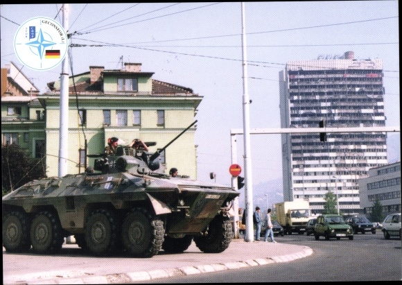 PC German Bundeswehr, tanks, curious lynx, Geconsfor, Rajlovac field post office