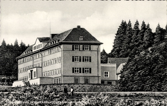 Postcard Ilbeshausen Grebenhain in the Vogelsberg district, convalescent home