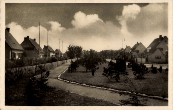 Postcard Tutow in Western Pomerania, Hindenburgdamm