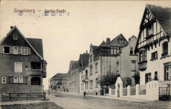 Ansichtkaart Gevelsberg in het Ruhrgebied, Goethe-Straße