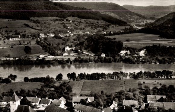 Ak Lüttingen Xanten am Niederrhein, Fliegeraufnahme