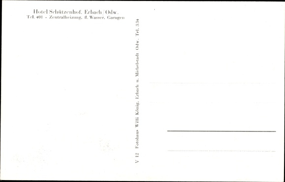 PC Erbach im Odenwald, Hotel Schützenhof by Georg Eckerlin