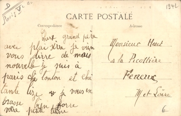 Ak Paris XVII Batignolles Monceau, Rue Théodore de Banville, rechterkant, oude gebouwen, K