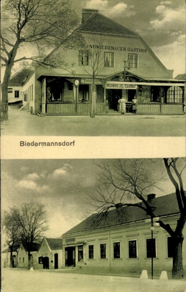 Ak Biedermannsdorf in Niederösterreich, Gasthof