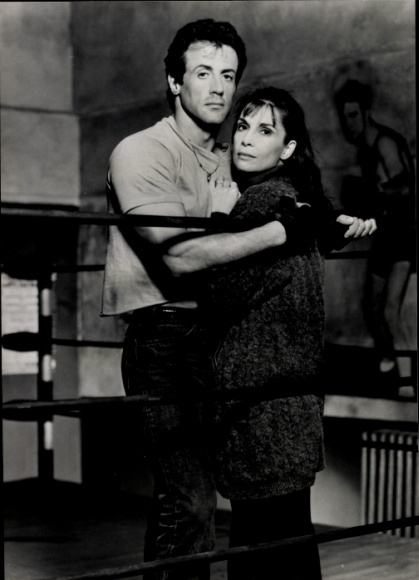 Photo Actors Sylvester Stallone and Talia Shire, Rocky V