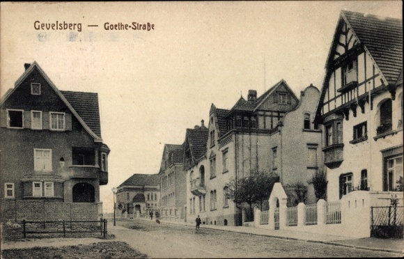Ak Gevelsberg im Ruhrgebiet, Goethe-Straße