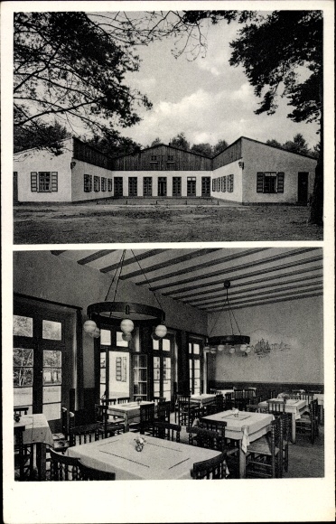 PC Everinghausen Sottrum in Lower Saxony, Birkenbusch school camp, interior view