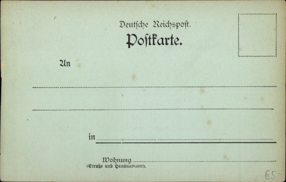 Moonlight Postcard Friedrichsruh Aumühle in the Duchy of Lauenburg