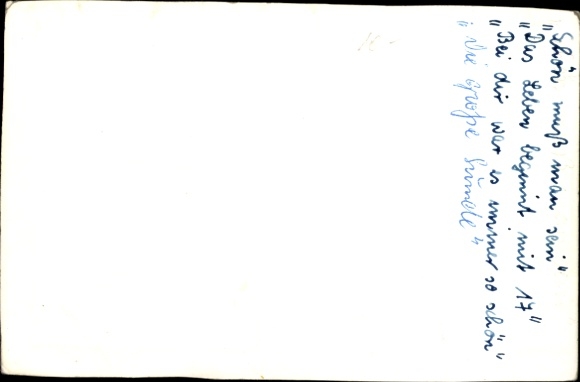 Postcard actress Sonja Ziemann, portrait, autograph