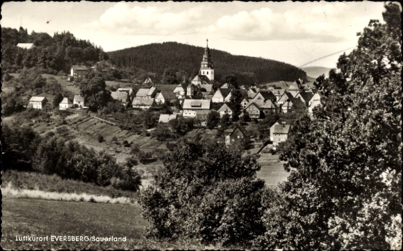 Ansichtkaart Eversberg Meschede in het Sauerland, algemeen beeld