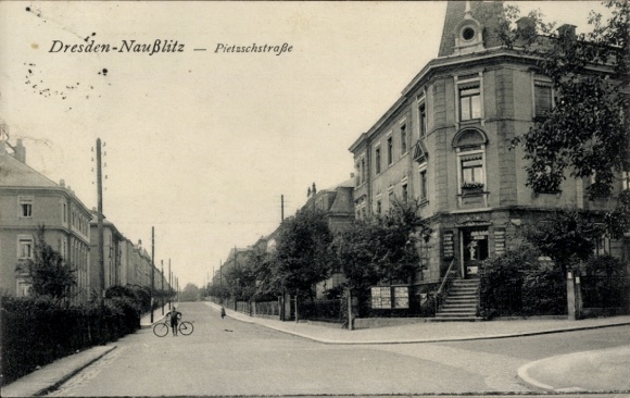 Postcard Dresden Cotta Naußlitz, Pietzschstraße