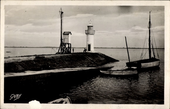 CPA Paimboeuf Loire Atlantique, Jetée et le phare