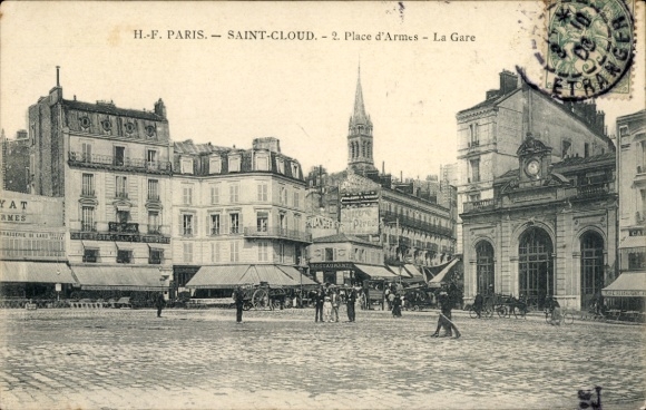 PC Saint Cloud Hauts de Seine, Place d'Armes, La Gare
