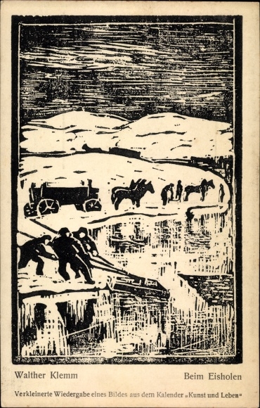 Artist PC Klemm, Walther, When ice fetching