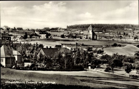 Ak Zinnwald Georgenfeld Altenberg im Erzgebirge, Gesamtansicht