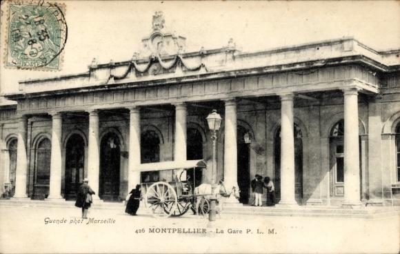 CPA Montpellier Hérault, La Gare