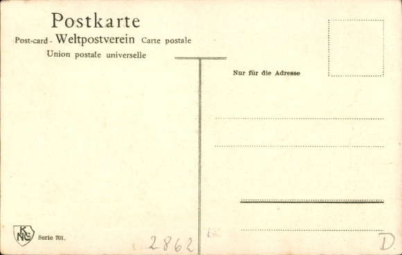 Artist Postcard Worpswede in Lower Saxony, evening rest, sunset